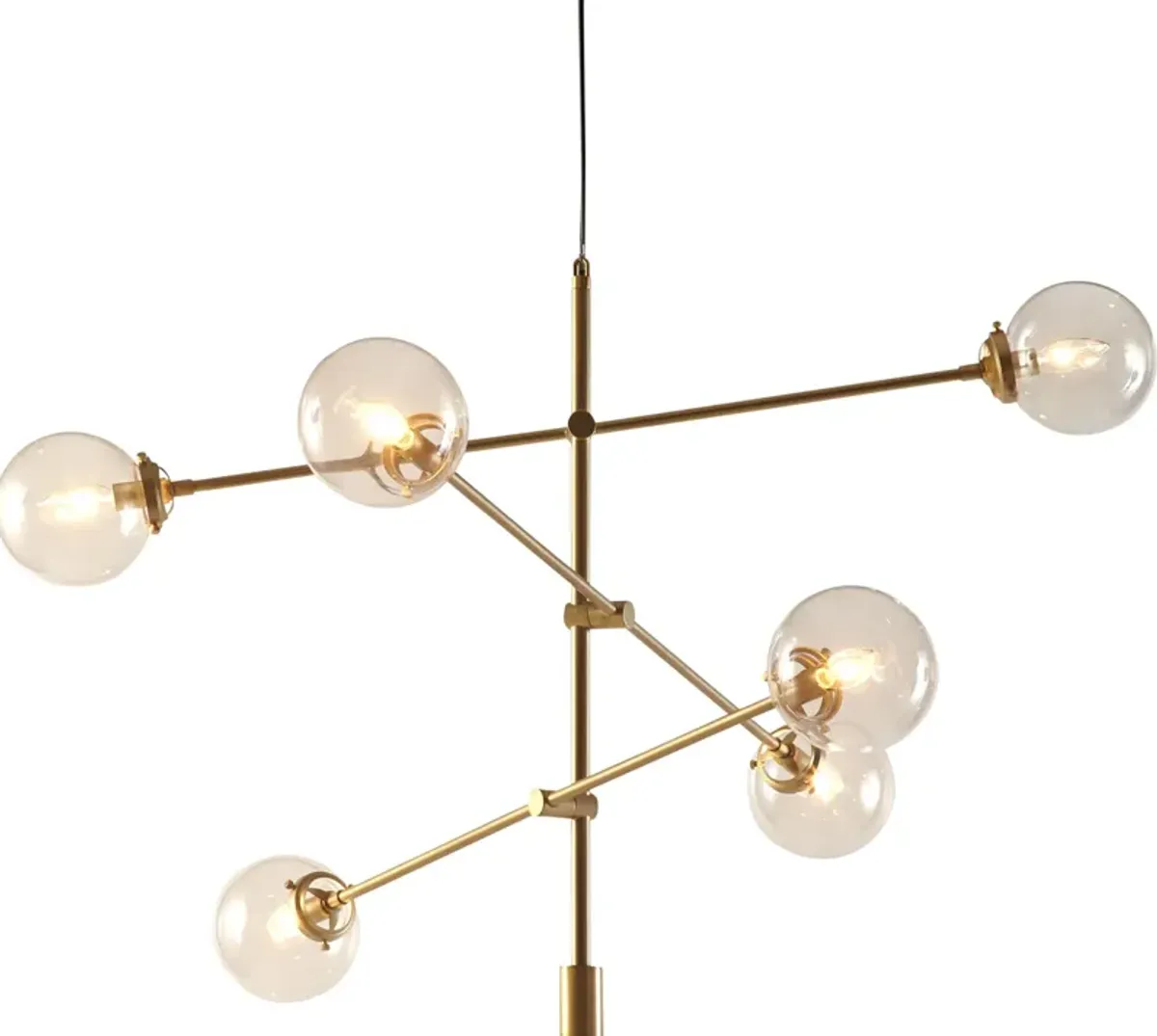 Azusa Chandelier - Gold