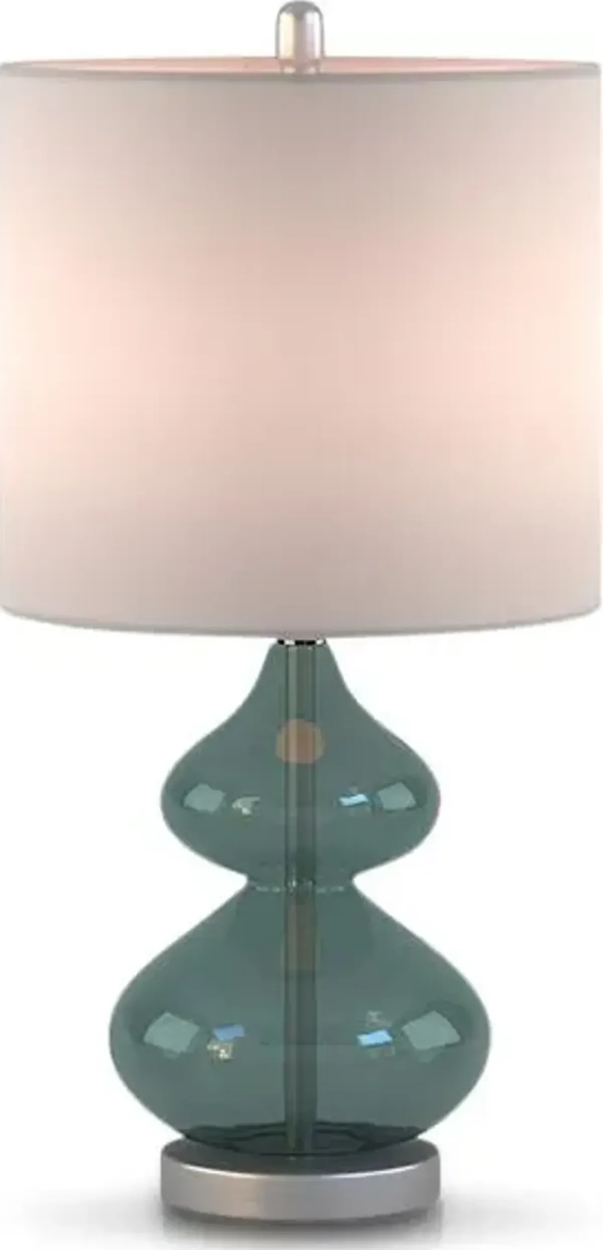 Irvine 25" Table Lamp Set - Blue