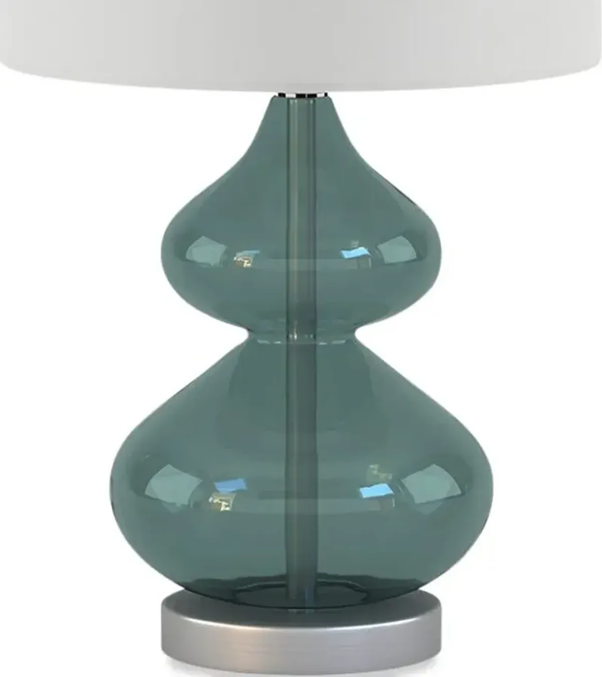 Irvine 25" Table Lamp Set - Blue