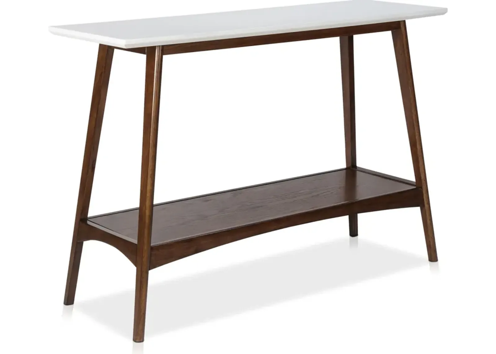 Copa Console Table - White/Pecan