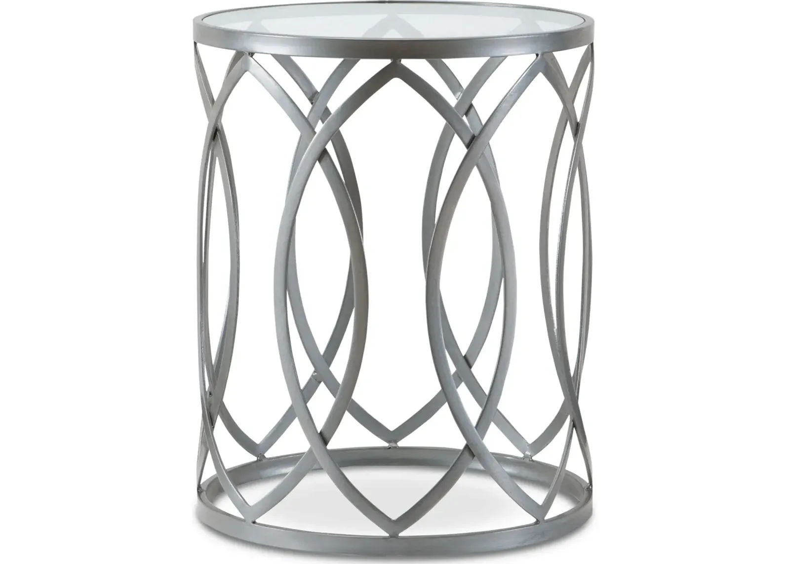 Clemente Accent Table - Silver