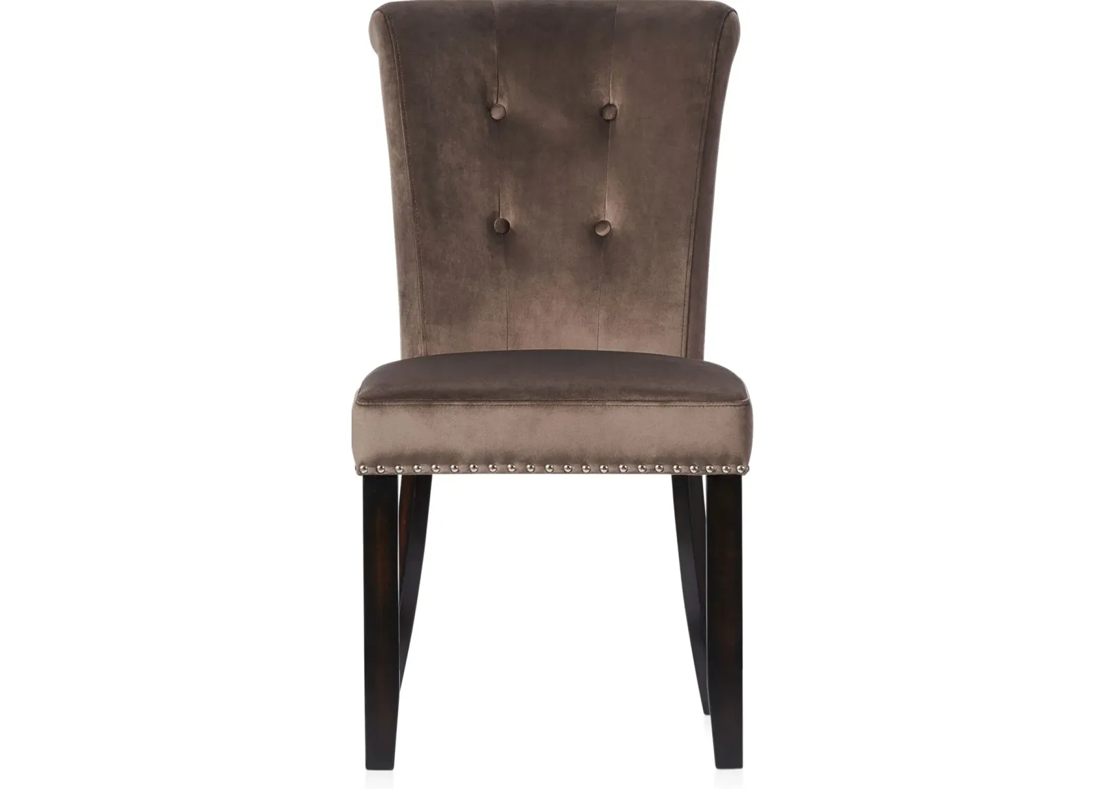 Phoebe Dining Chair - Taupe Velvet