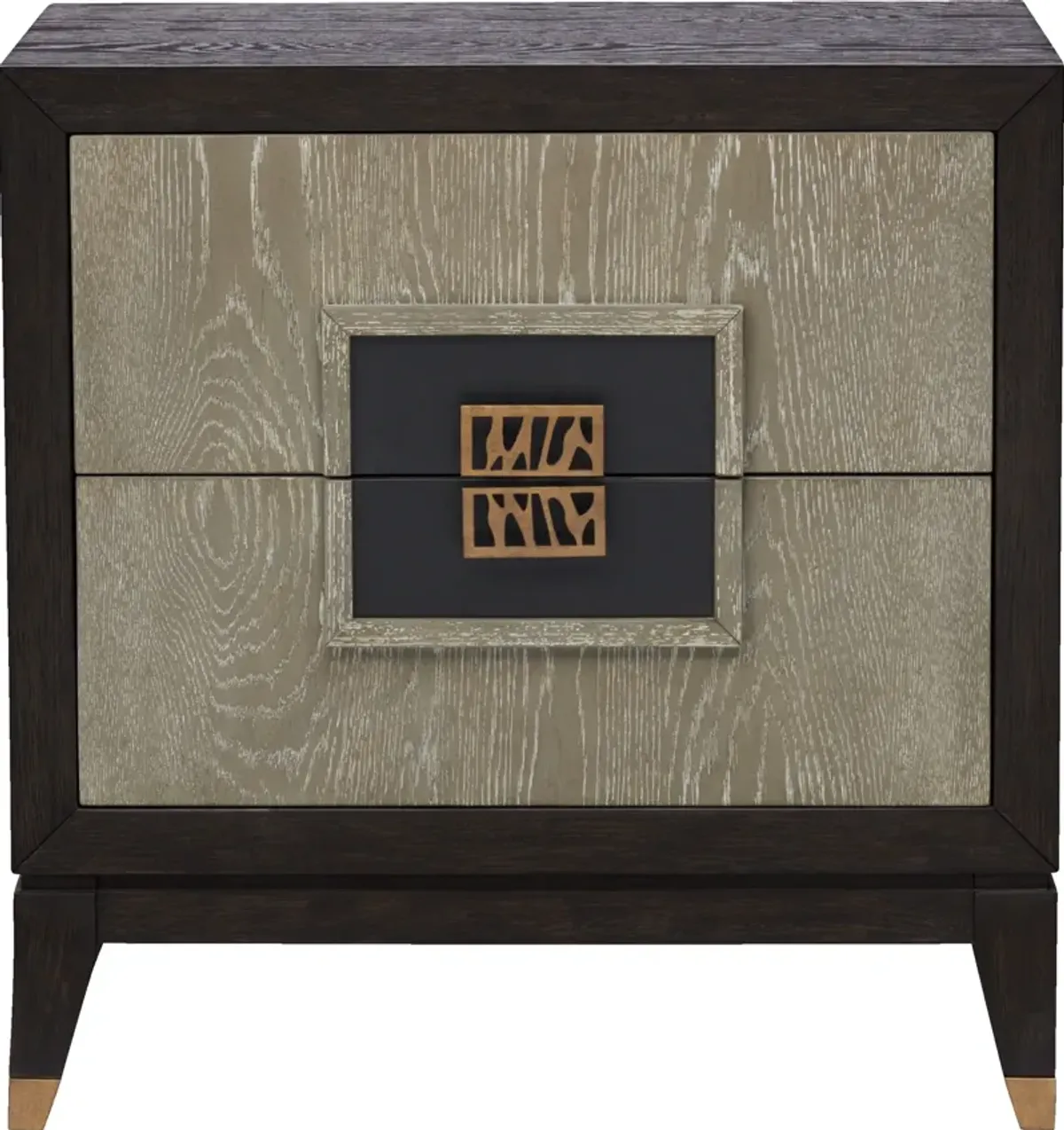 Olivia Nightstand with USB Charging - Ebony