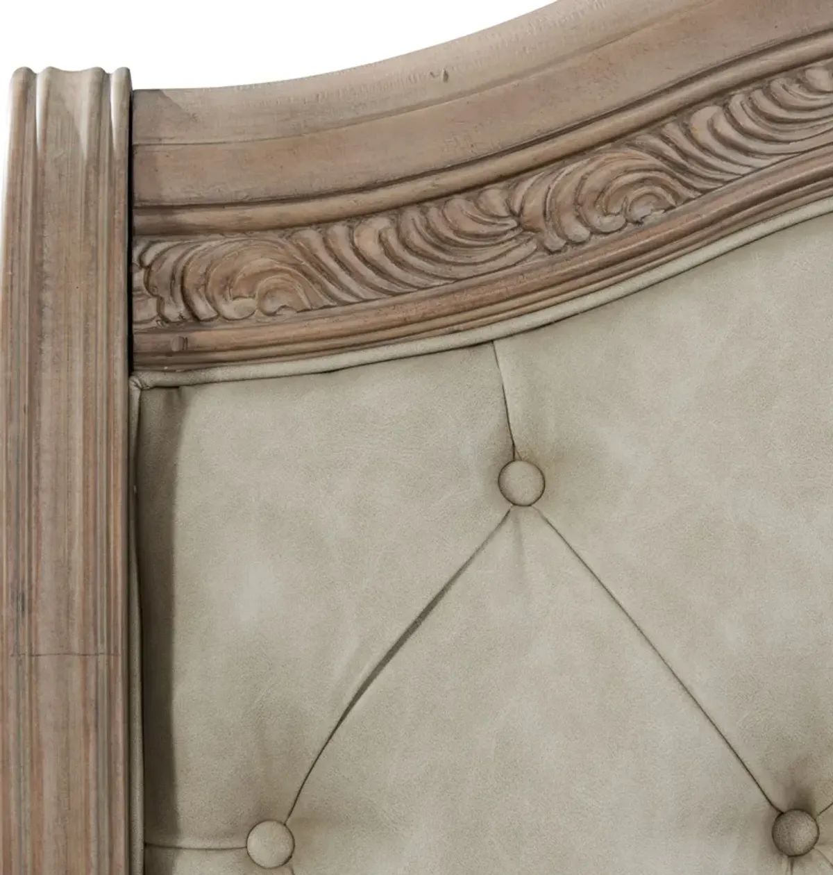 Tuscany Queen Sleigh Bed - Taupe