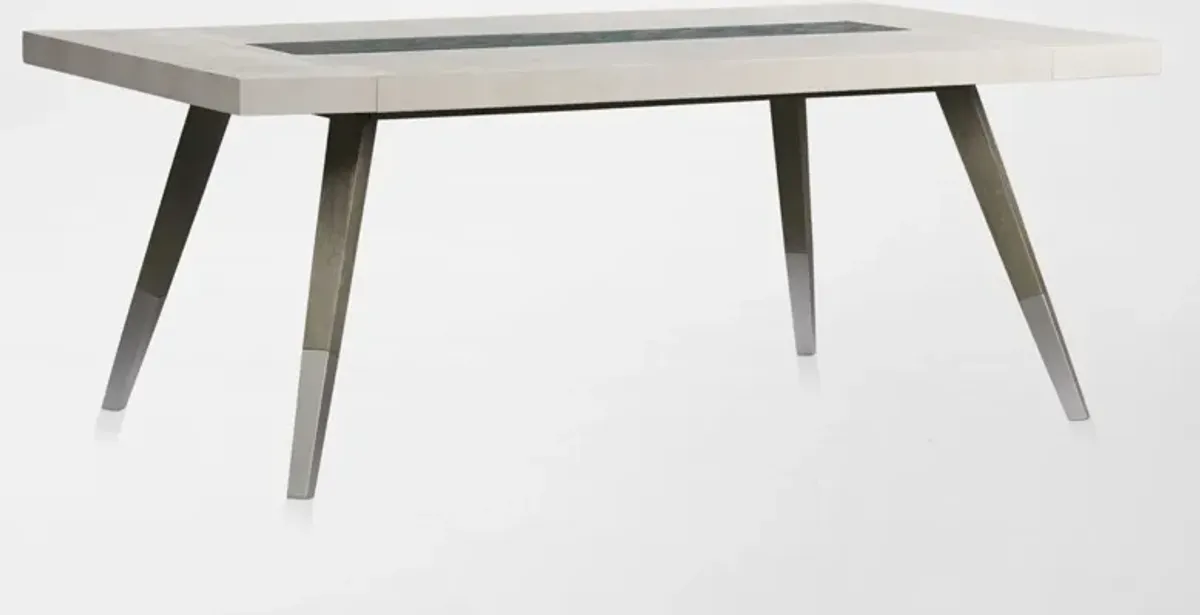 Olivia Rectangular Dining Table - Pearl