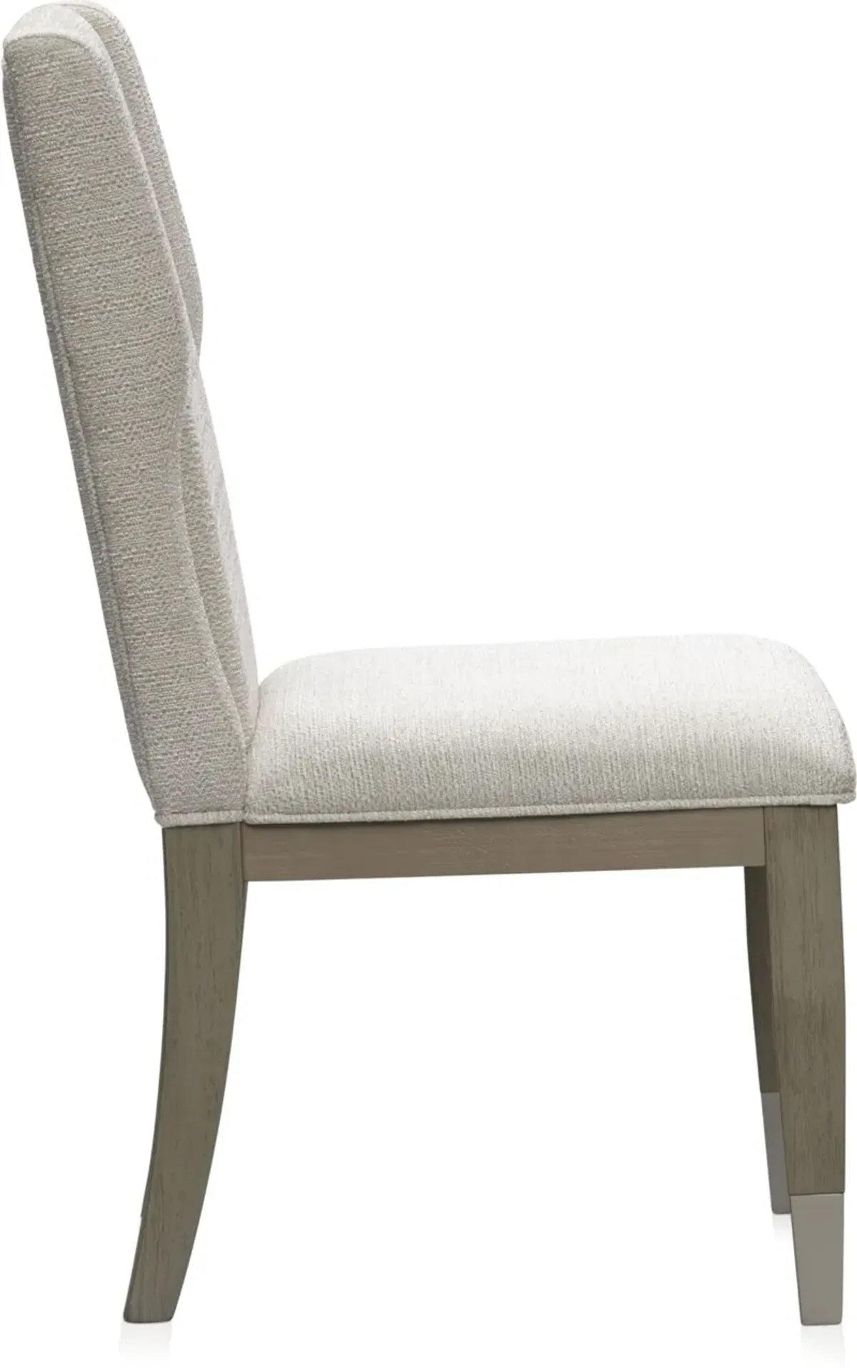 Olivia Rectangular Dining Table and 4 Chairs - Pearl