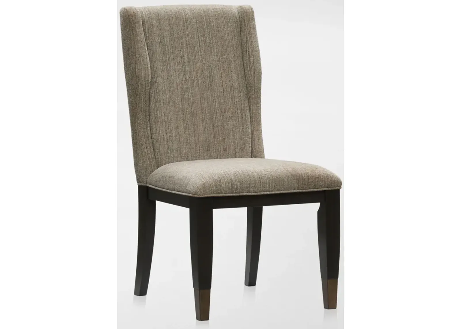 Olivia Upholstered Dining Chair - Ebony