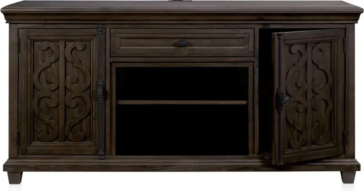 Charthouse 69" TV Stand - Charcoal