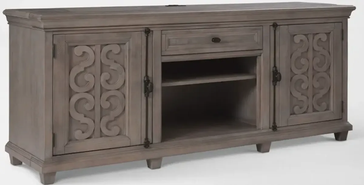 Charthouse 84" TV Stand - Gray