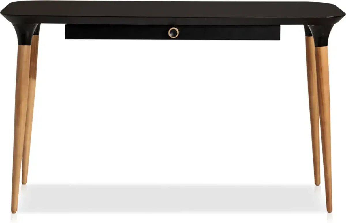 Princeton Desk - Black/Cinnamon