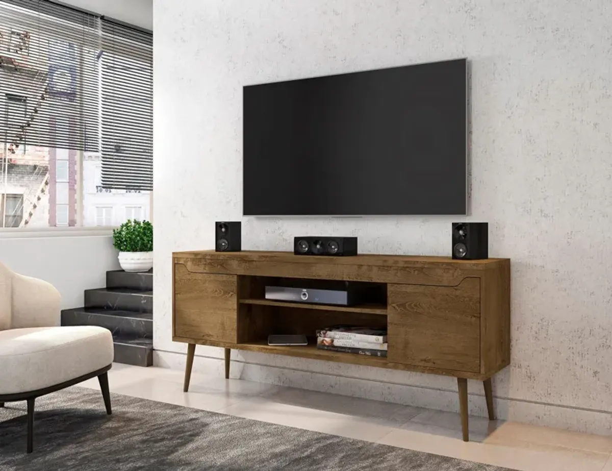 Columbia 63" TV Stand - Brown