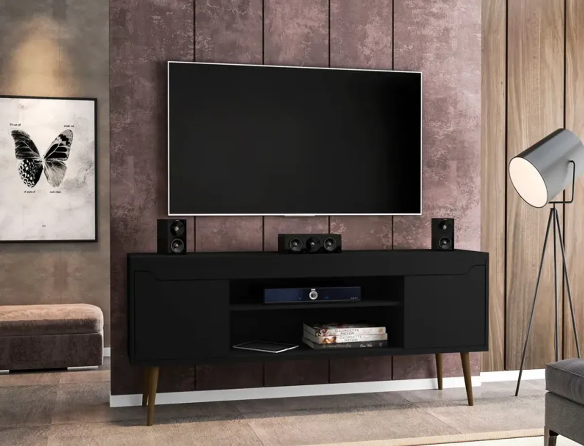 Columbia 63" TV Stand - Black