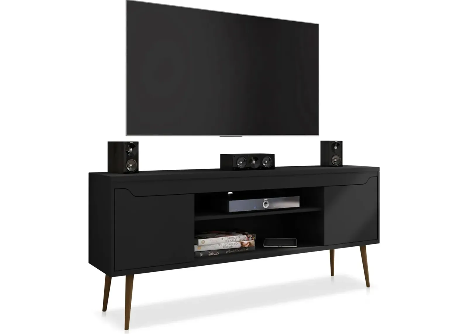 Columbia 63" TV Stand - Black