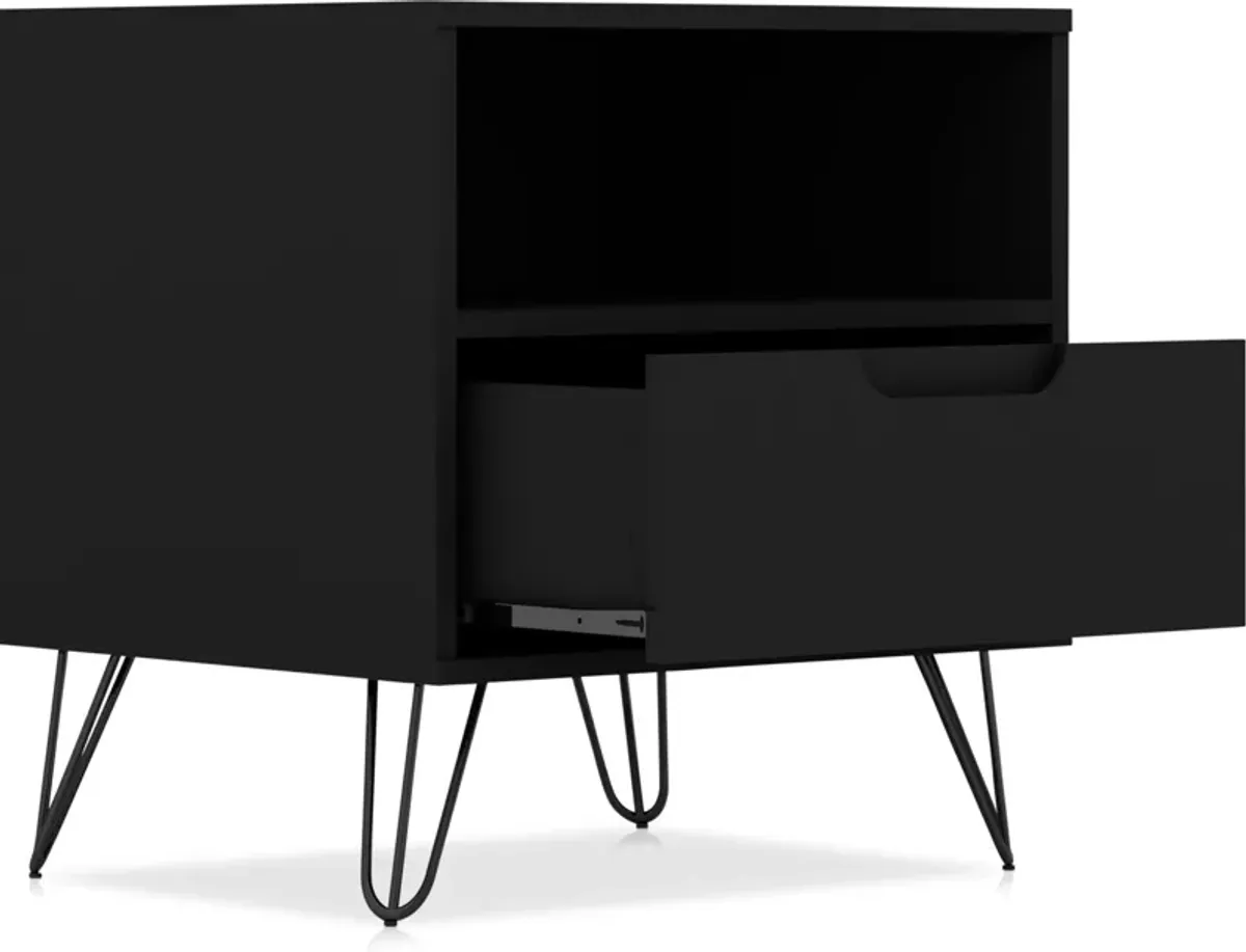 Harvard Nightstand - Black