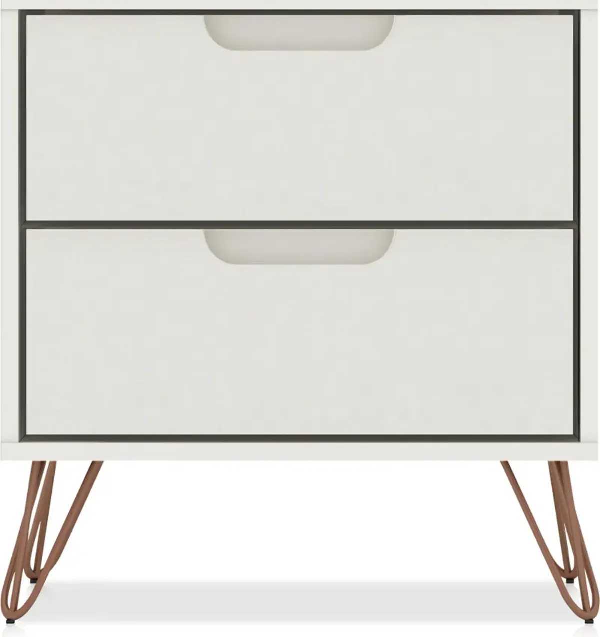 Harvard 2 Drawer Nightstand - Off-White