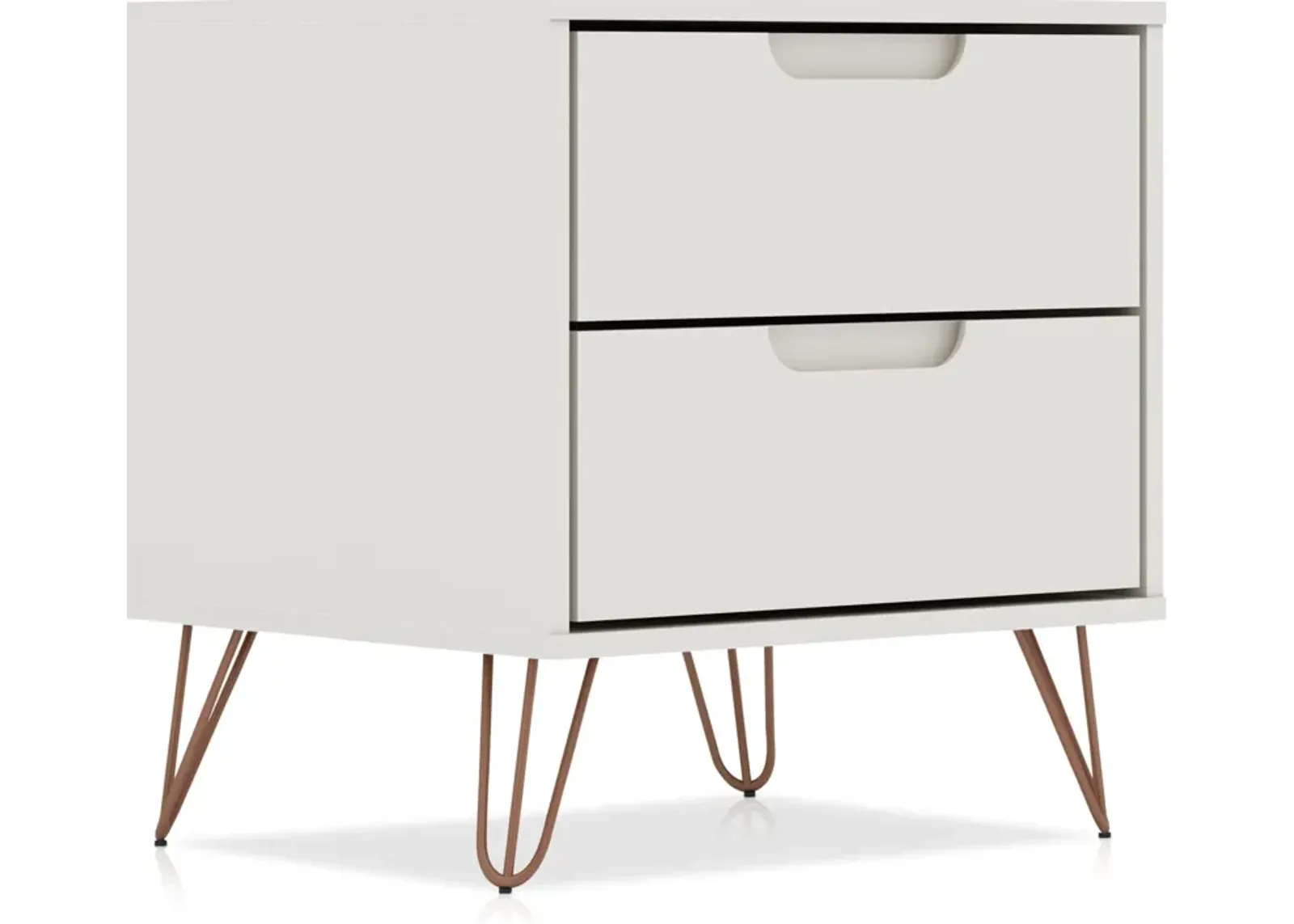 Harvard 2 Drawer Nightstand - Off-White