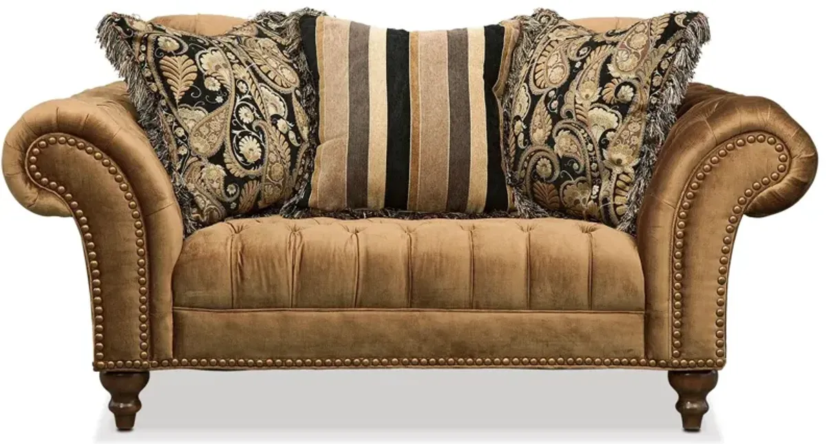 Brittney Loveseat - Bronze