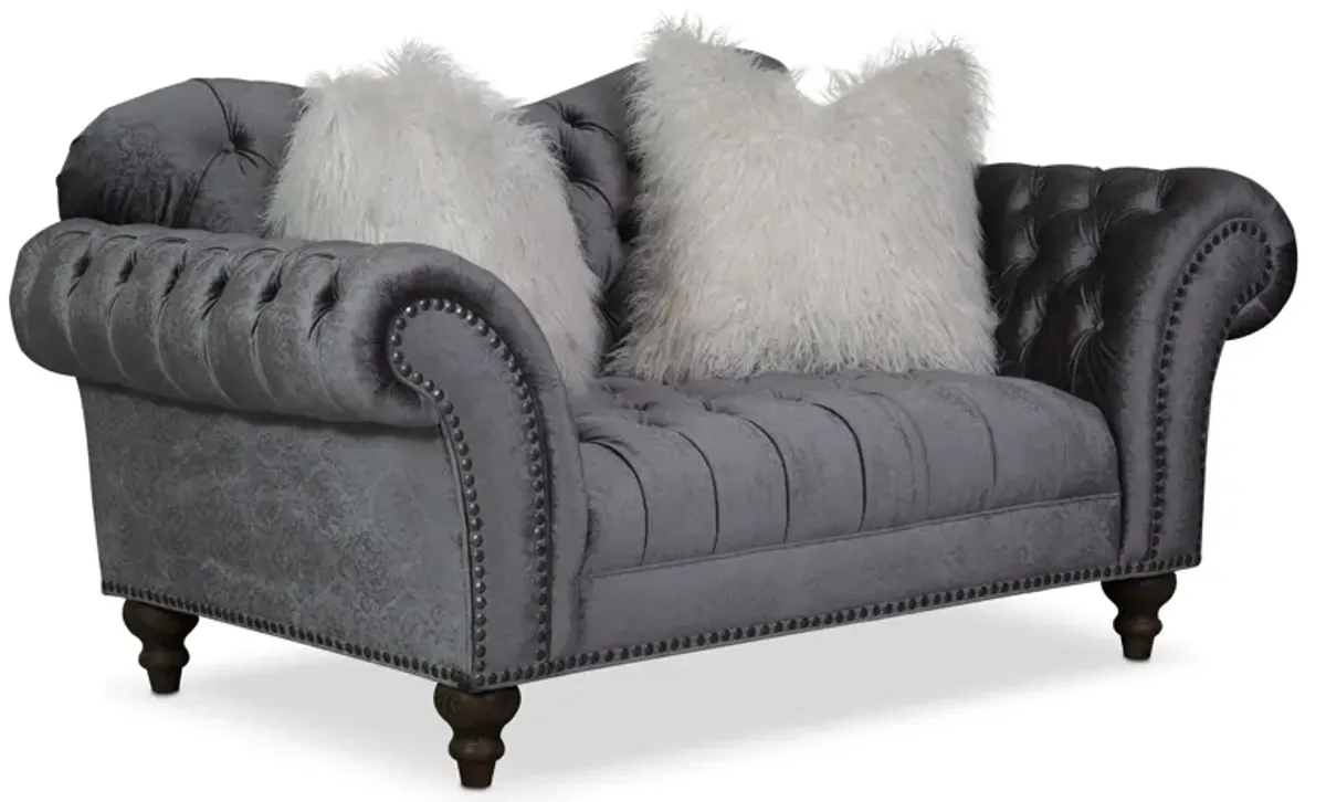 Brittney Loveseat - Charcoal