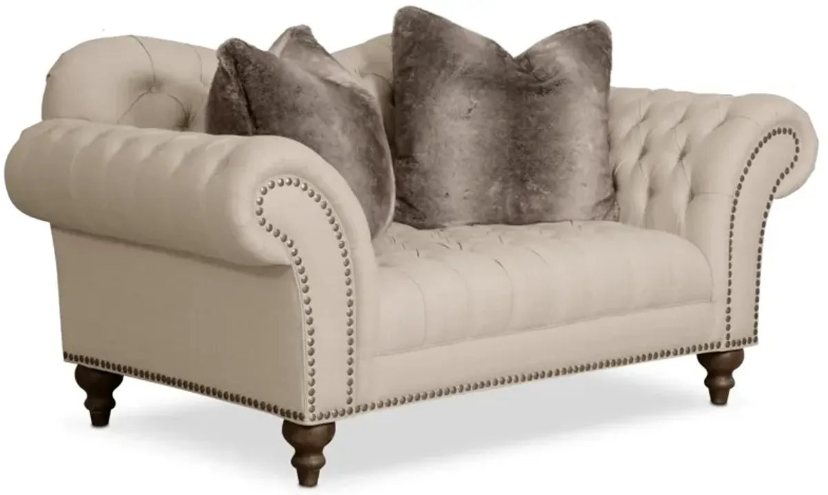 Brittney Sofa and Loveseat Set - Linen