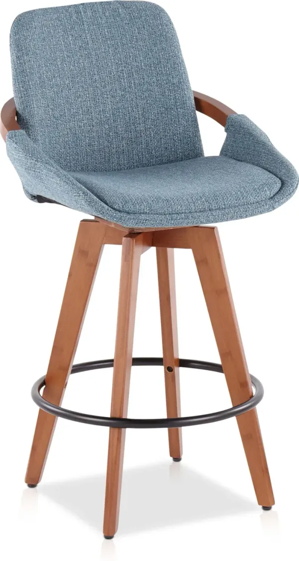 Perkins Counter-Height Stool - Blue