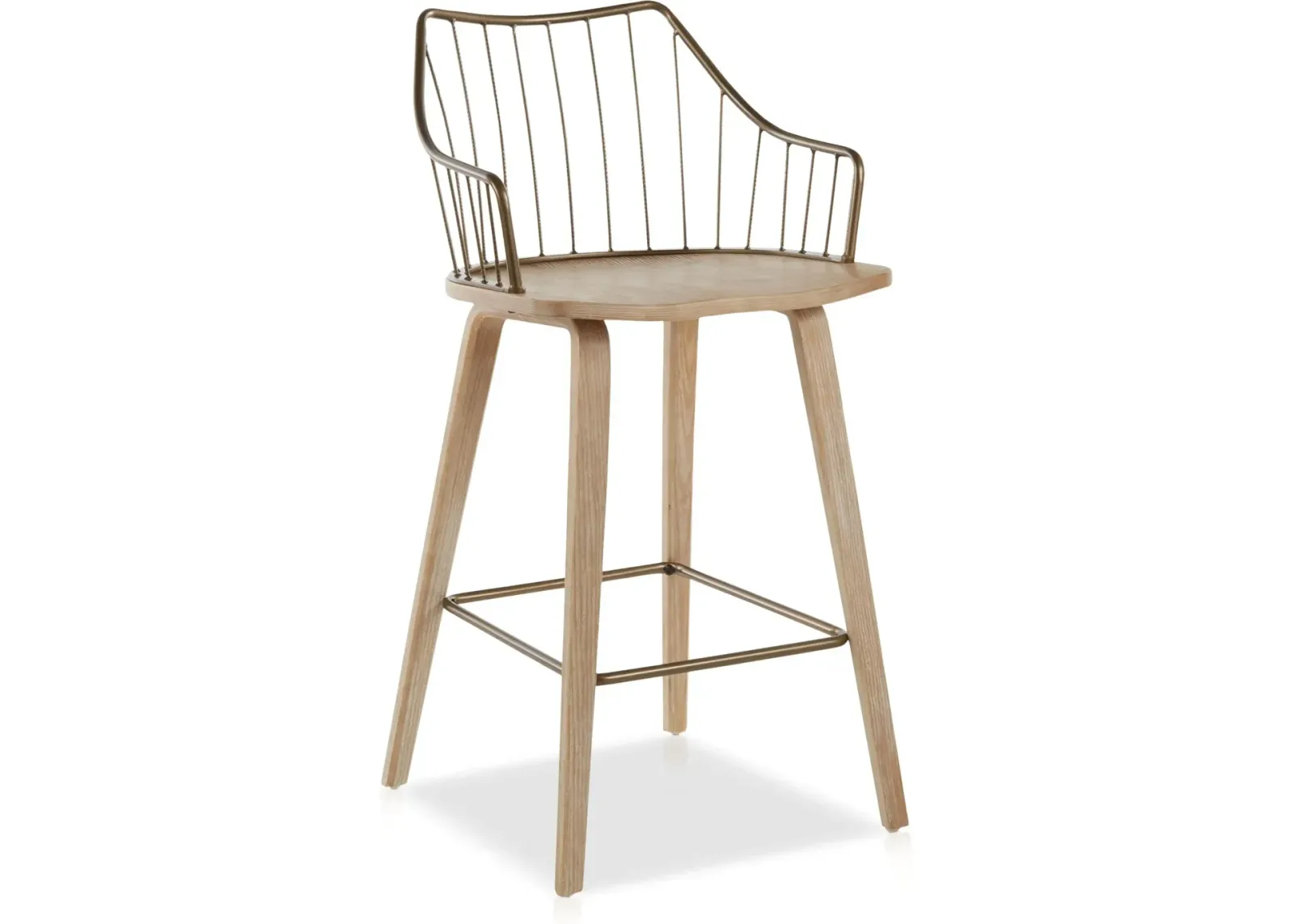 Oden Counter-Height Stool - White Wash