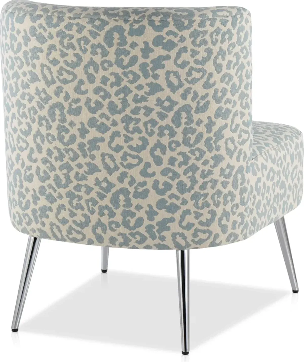 Hermione Accent Chair - Blue Leopard