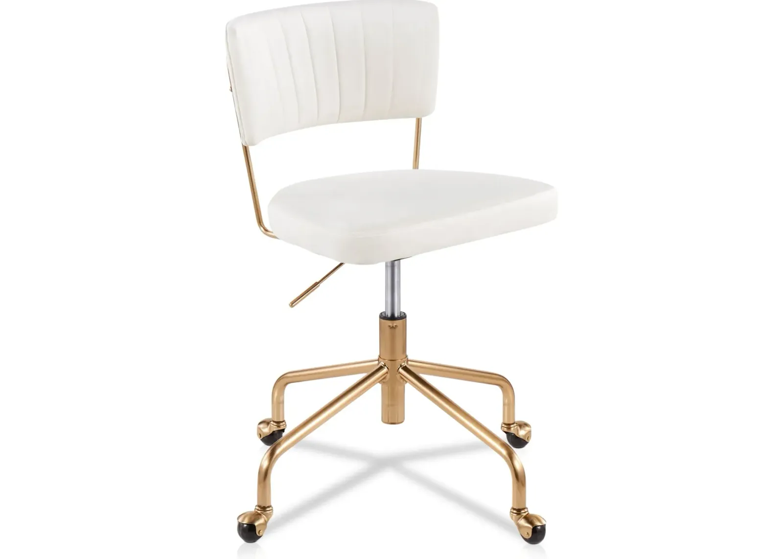 Pansy Desk Chair - Cream