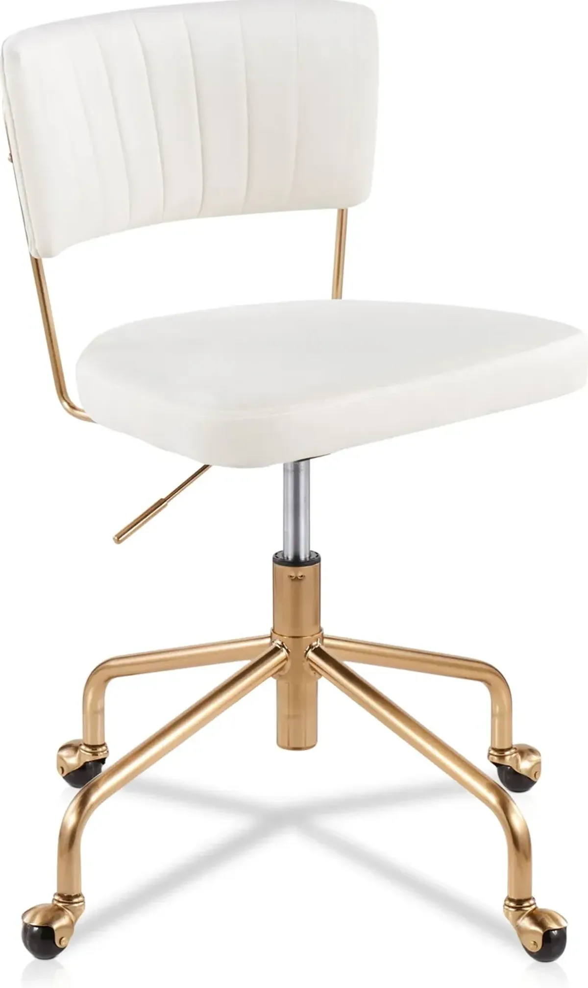 Pansy Desk Chair - Cream