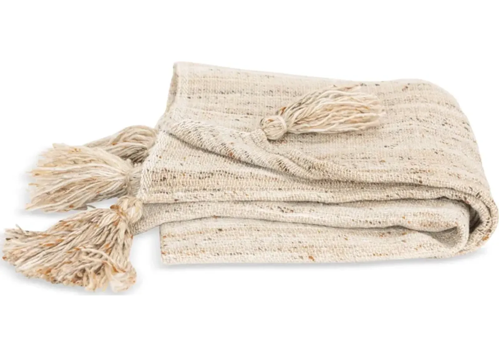 Oceana Indoor/Outdoor Throw - Beige