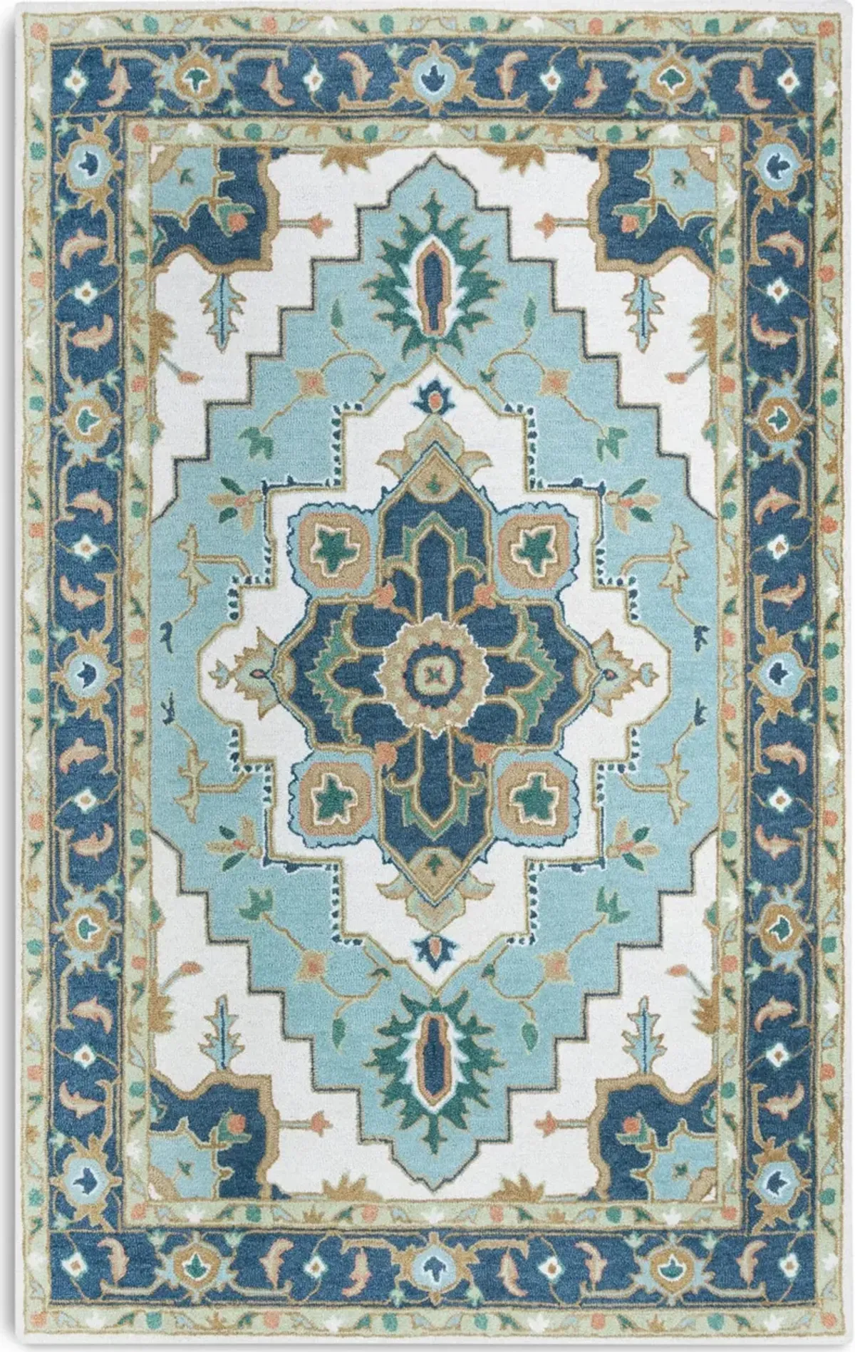 Pru 5 X 8  Area Rug - Light Blue