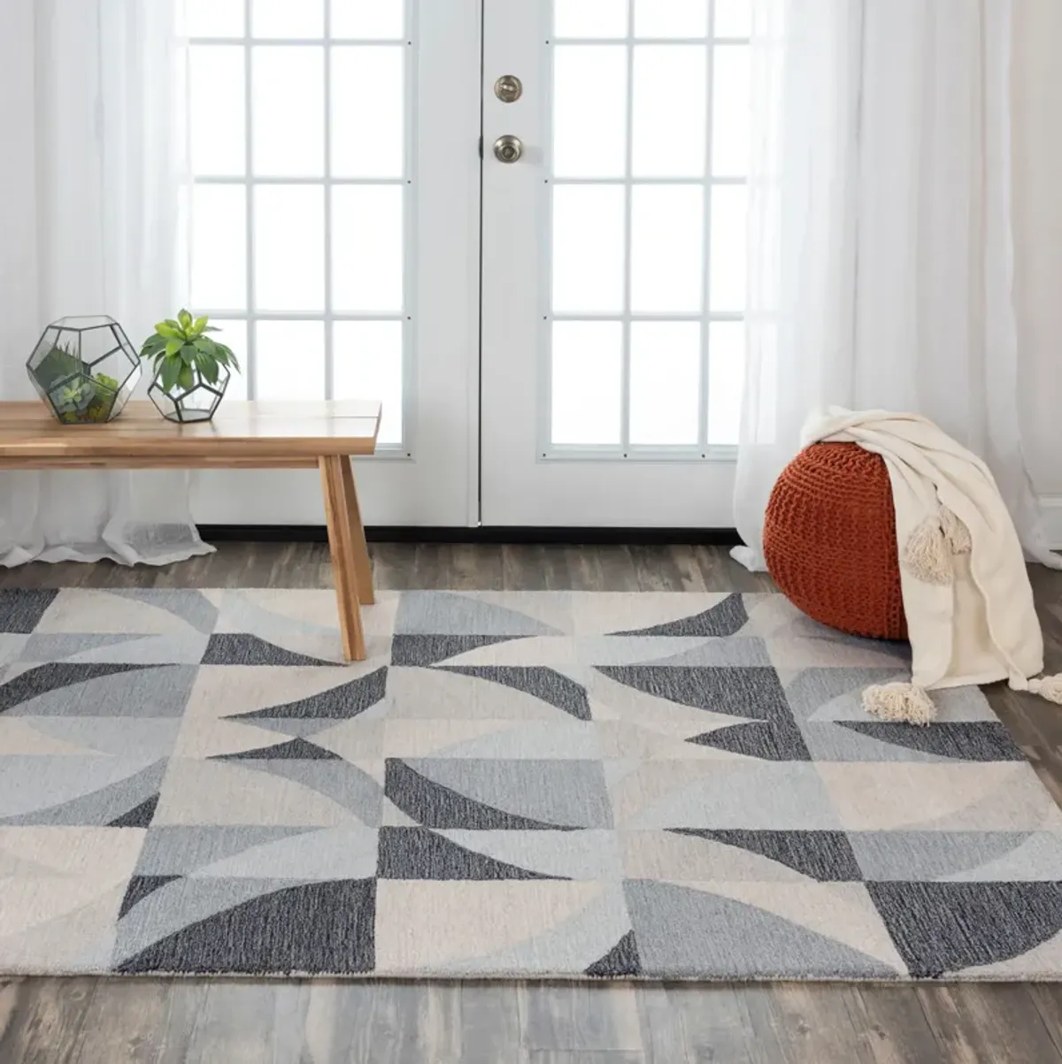 Vita 5 X 8  Area Rug - Gray