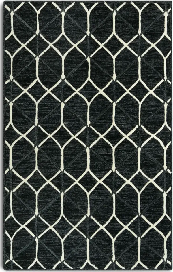 Briar 5 X 8  Area Rug - Black