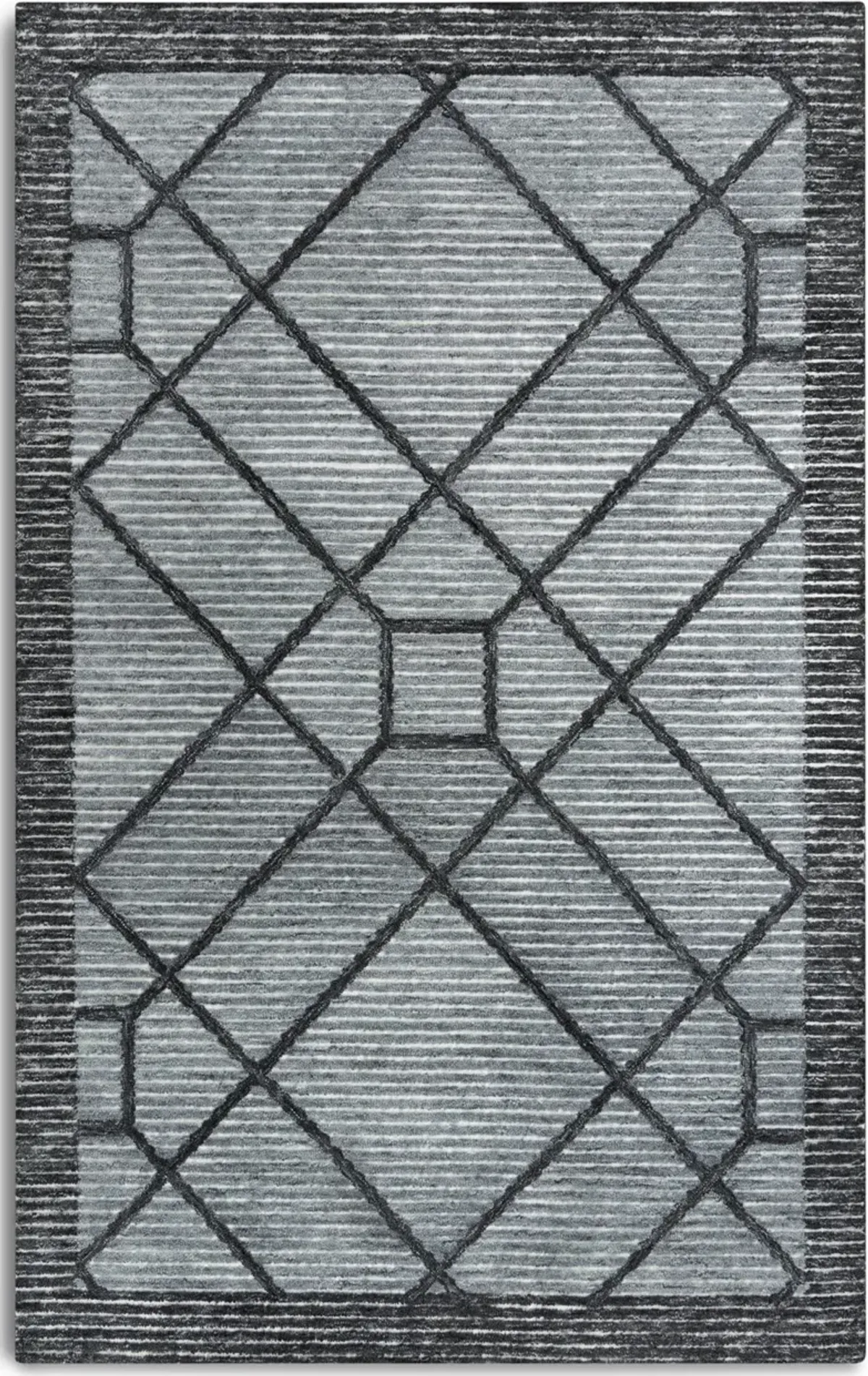 Deja 5 X 8 Indoor/Outdoor Area Rug - Gray