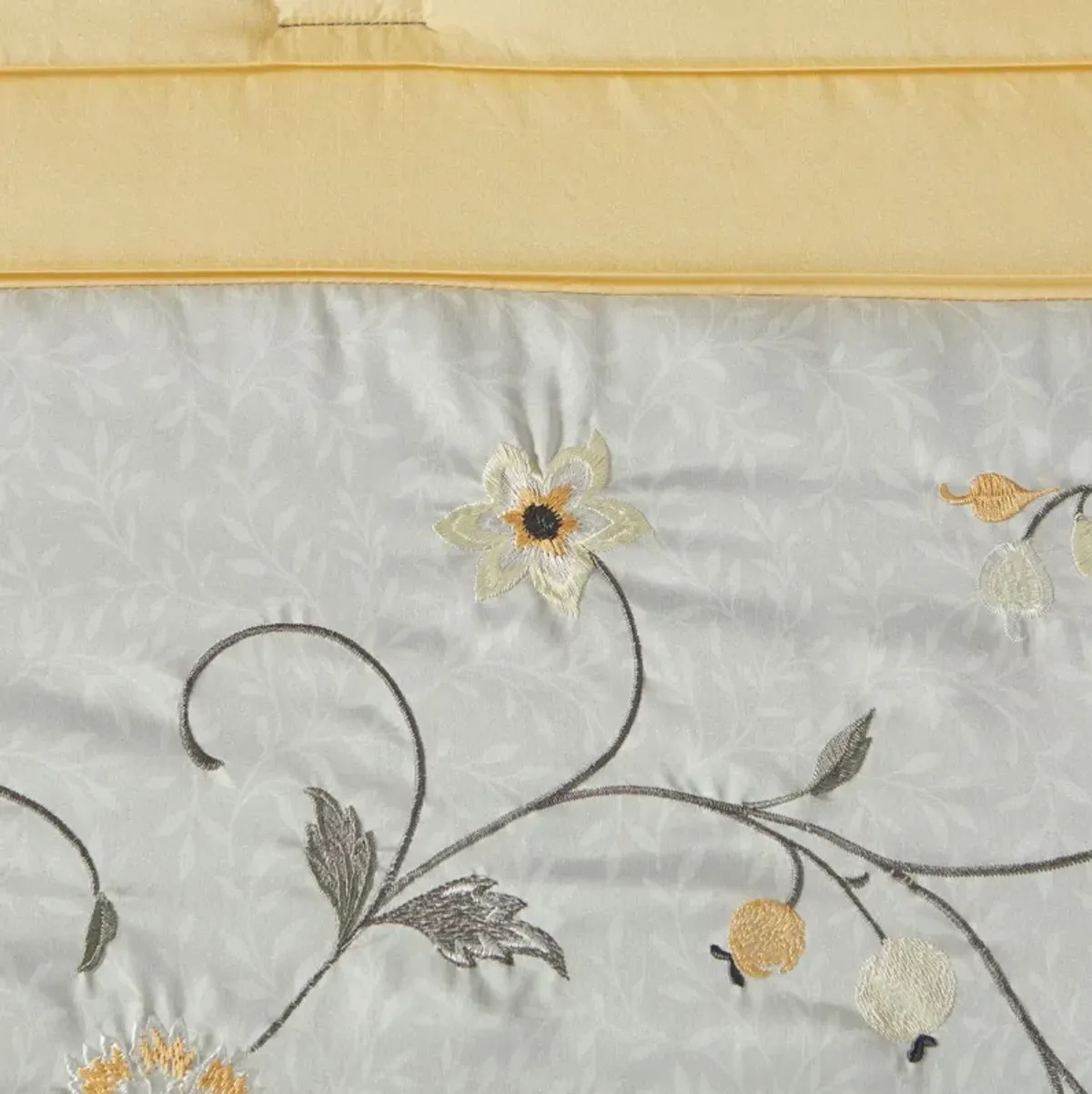 Clara California King Comforter Set - Yellow