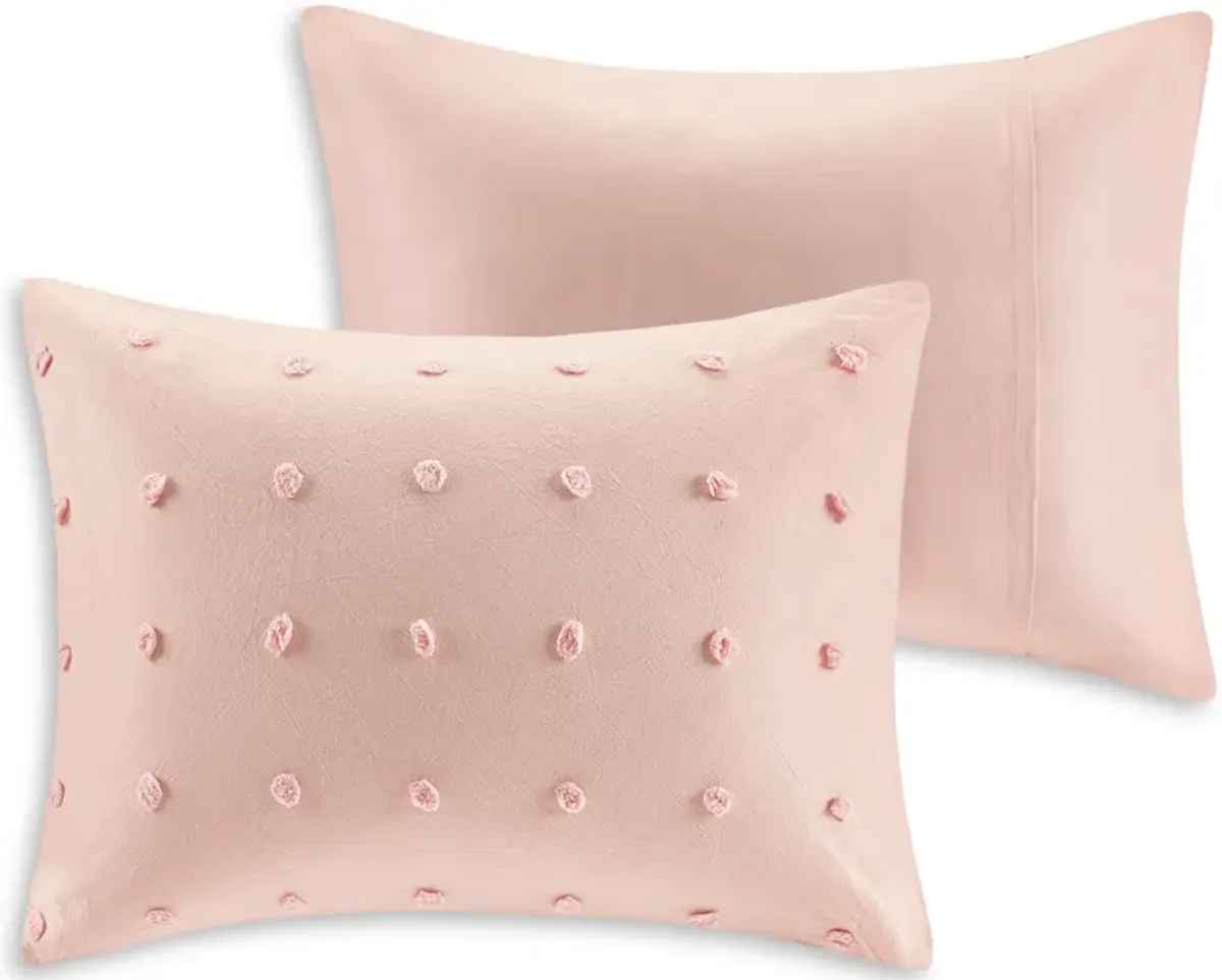 Posey Full/Queen Comforter Set-Pink