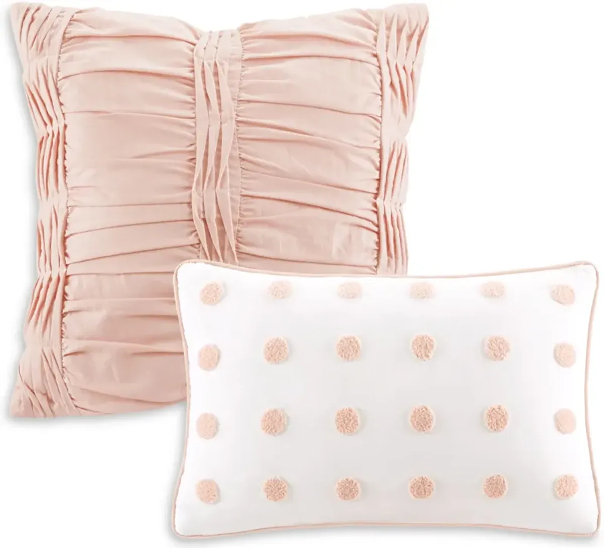 Posey Full/Queen Comforter Set-Pink