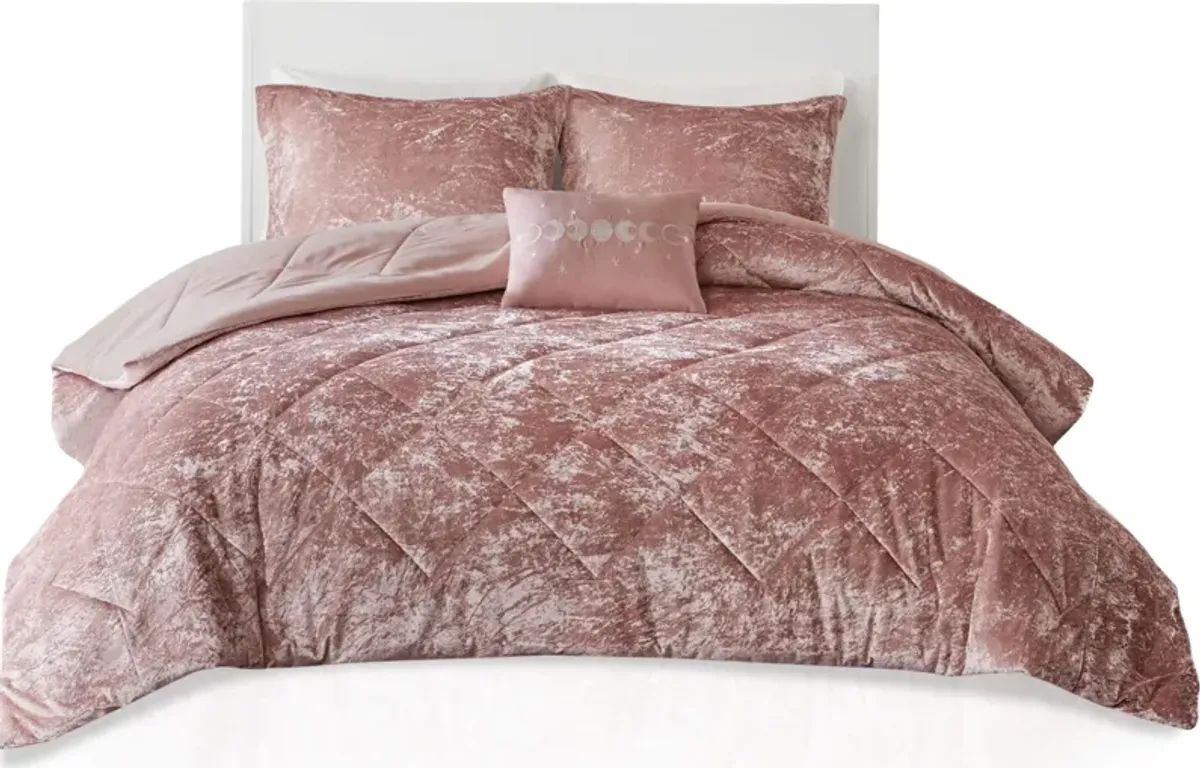 Maisie Twin/Twin XL Comforter Set - Blush