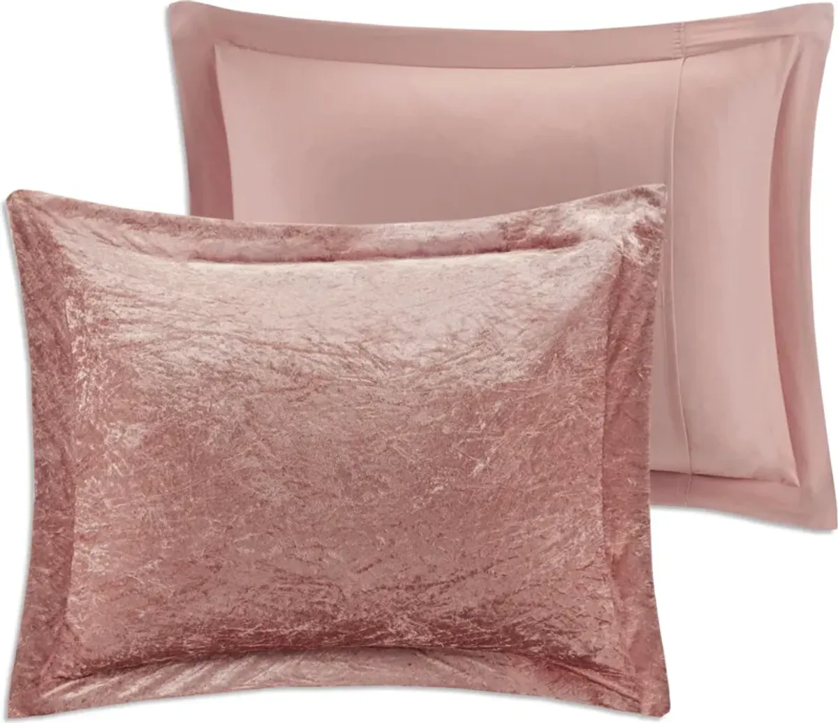 Maisie Full/Queen Comforter Set - Blush