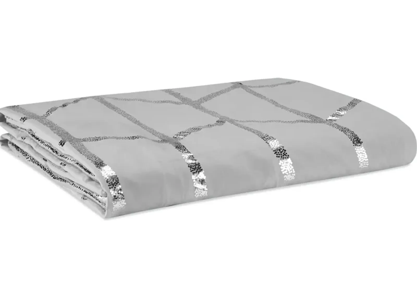 Raina Full/Queen Duvet Cover Set - Gray