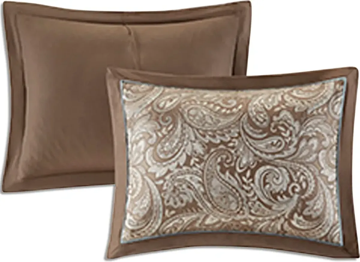 Louisiana Full Complete Bed Set - Taupe