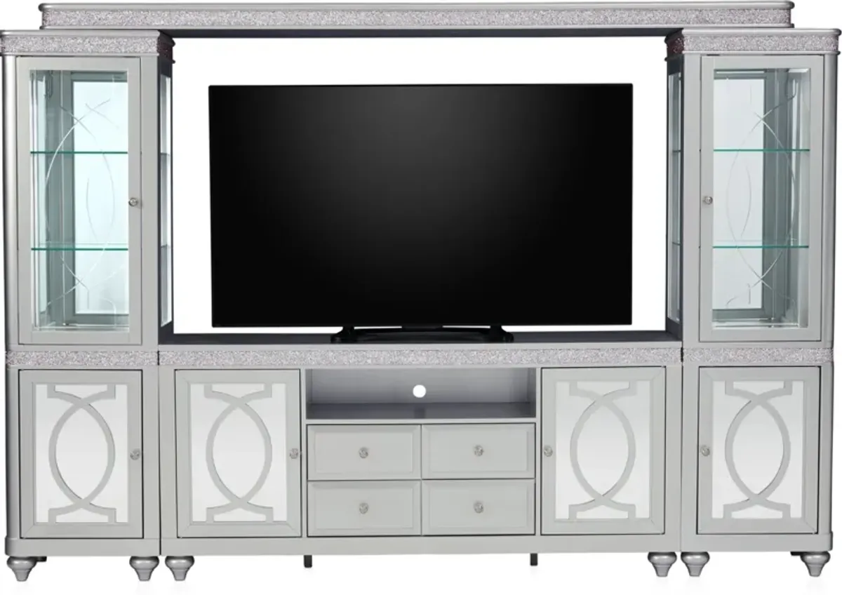 Posh 74" Entertainment Wall