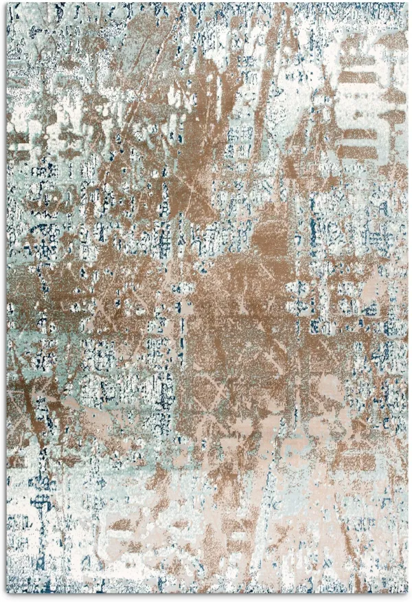 Cascades 5' X 8' Area Rug - Beige/White