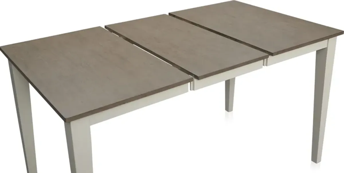 Maxwell Counter-Height Extendable Dining Table - Gray