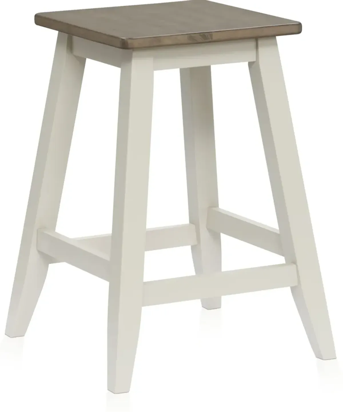 Maxwell Breakfast Bar and 2 Backless Counter Stools - Gray