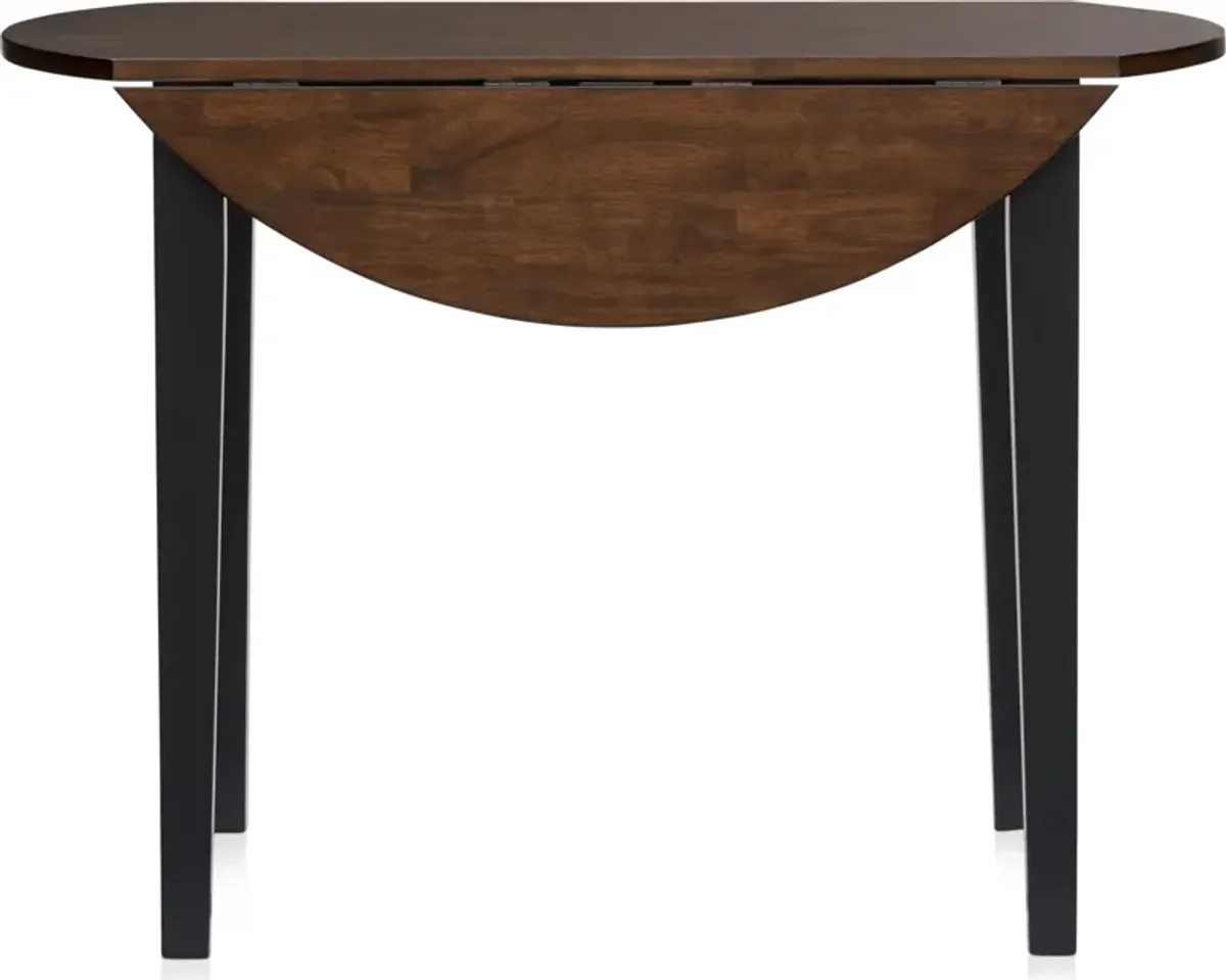 Maxwell Drop-Leaf Dining Table - Black