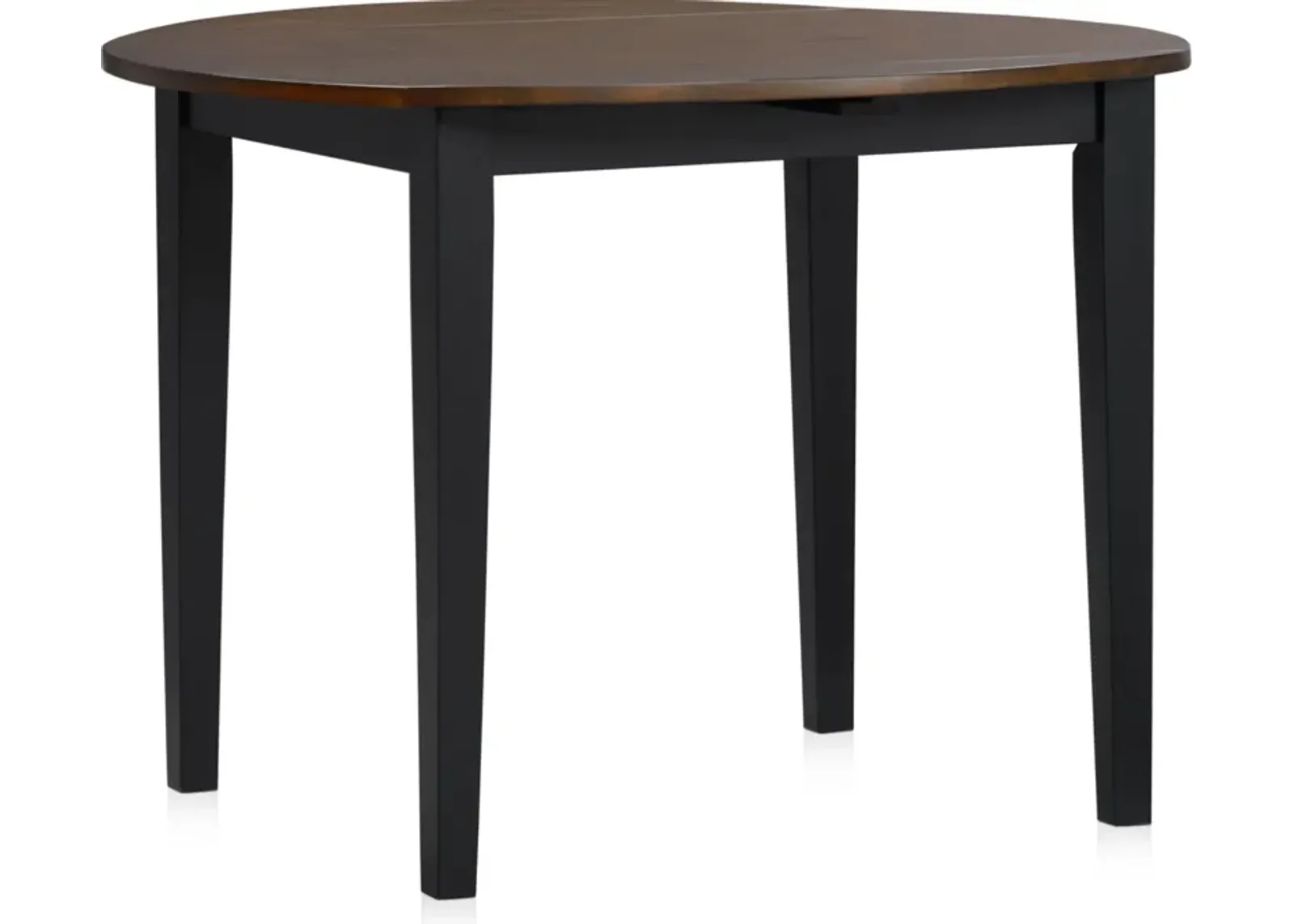 Maxwell Drop-Leaf Dining Table and 2 Chairs - Black