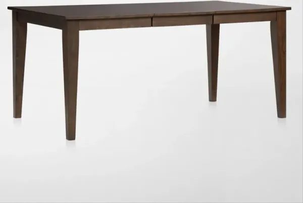 Maxwell Solid Wood Extendable Dining Table - Hickory