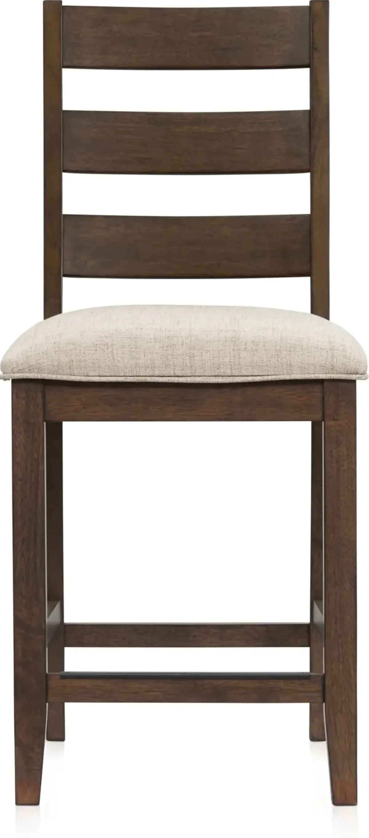 Maxwell Upholstered Counter-Height Stool - Hickory