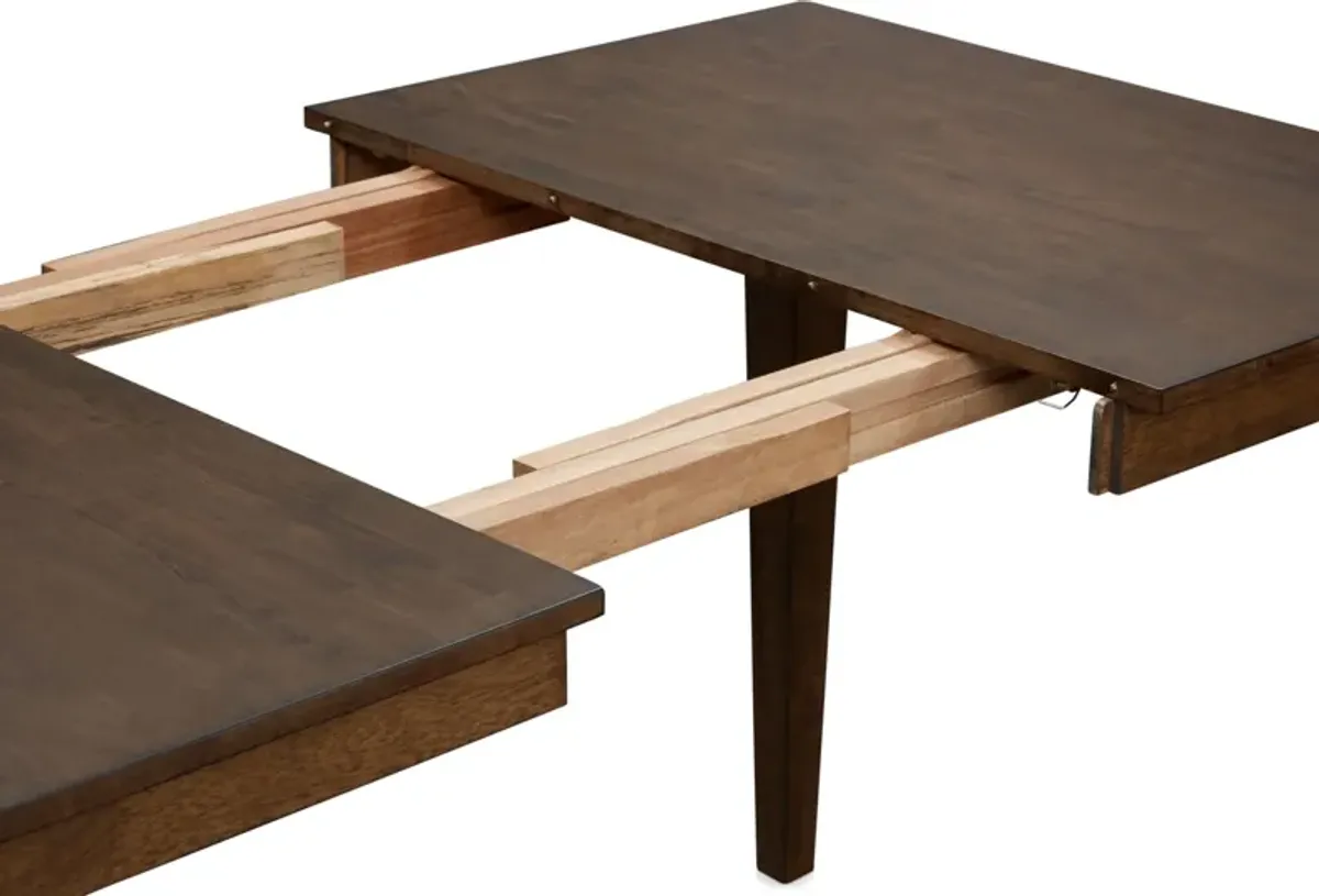 Maxwell Counter-Height Extendable Dining Table - Hickory