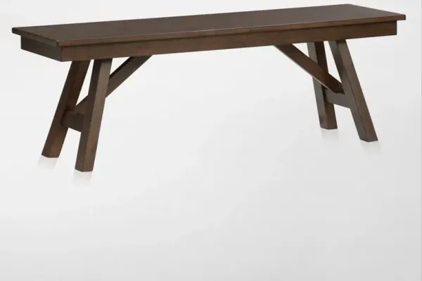 Maxwell Solid Wood Bench - Hickory